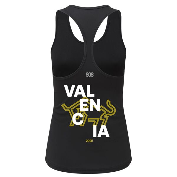 Women’s Recycled Performance Slim Racerback Vest - HYROX Valencia  Thumbnail